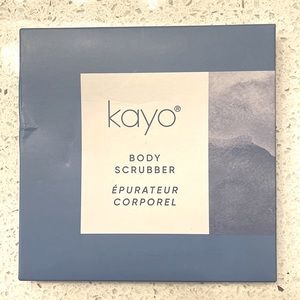 Brand new, unopened Kayo body scrubber